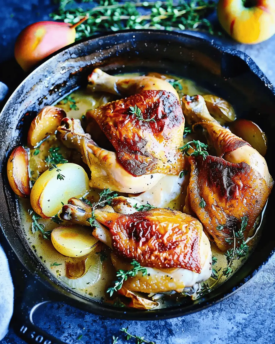 Chicken Normandy: A Juicy Twist with Turkey Bacon and Chicken Ham