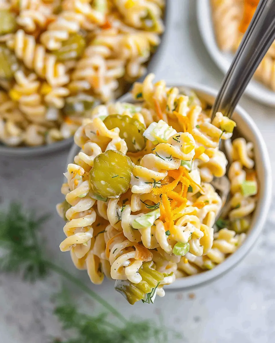 Creamy Dill Pickle Pasta Salad: The Best Twist on Classic Flavors