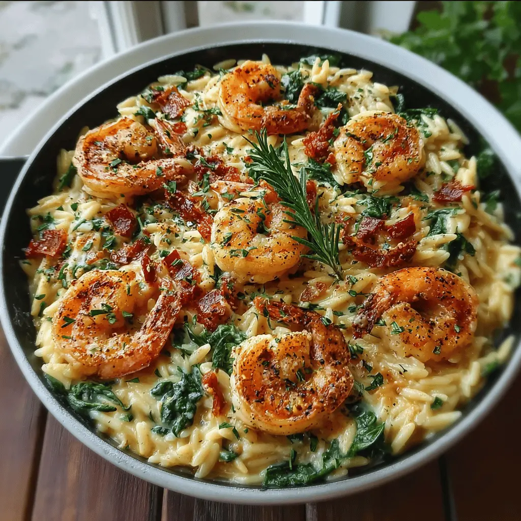 Creamy Shrimp Orzo: A Comforting and Easy Dinner Delight