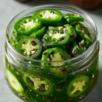 Fresh Pickled Jalapeños and Cucumbers
