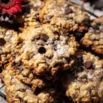 Giant Magic Oatmeal Chocolate Chip Cookies.