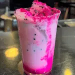 Iced Dragonfruit Milk Tea