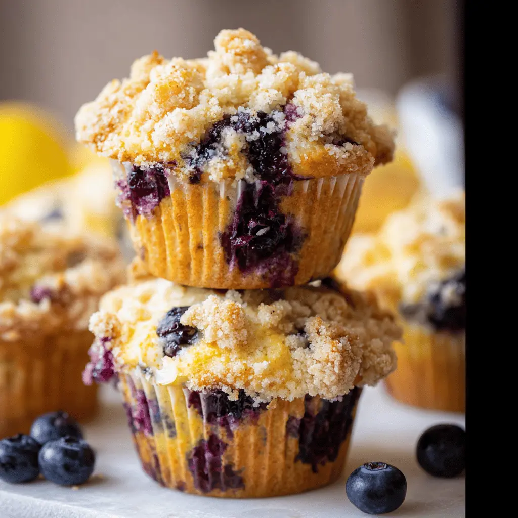 Lemon Blueberry Streusel Muffins: The Best Homemade Treats