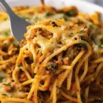 Slow Cooker Baked Spaghetti