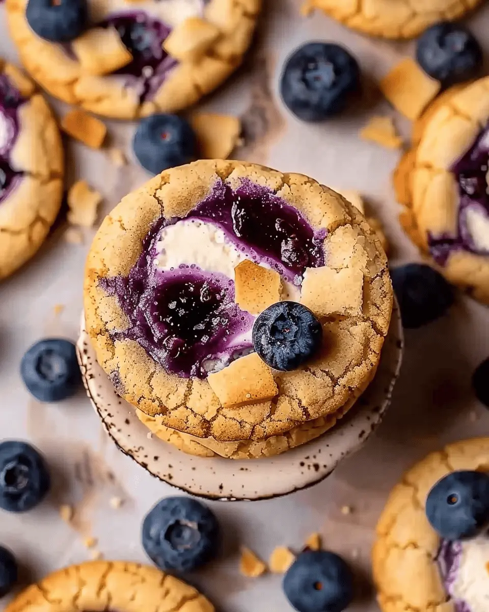 Tasty Blueberry Swirl Cookies: Indulge in This Easy Delight