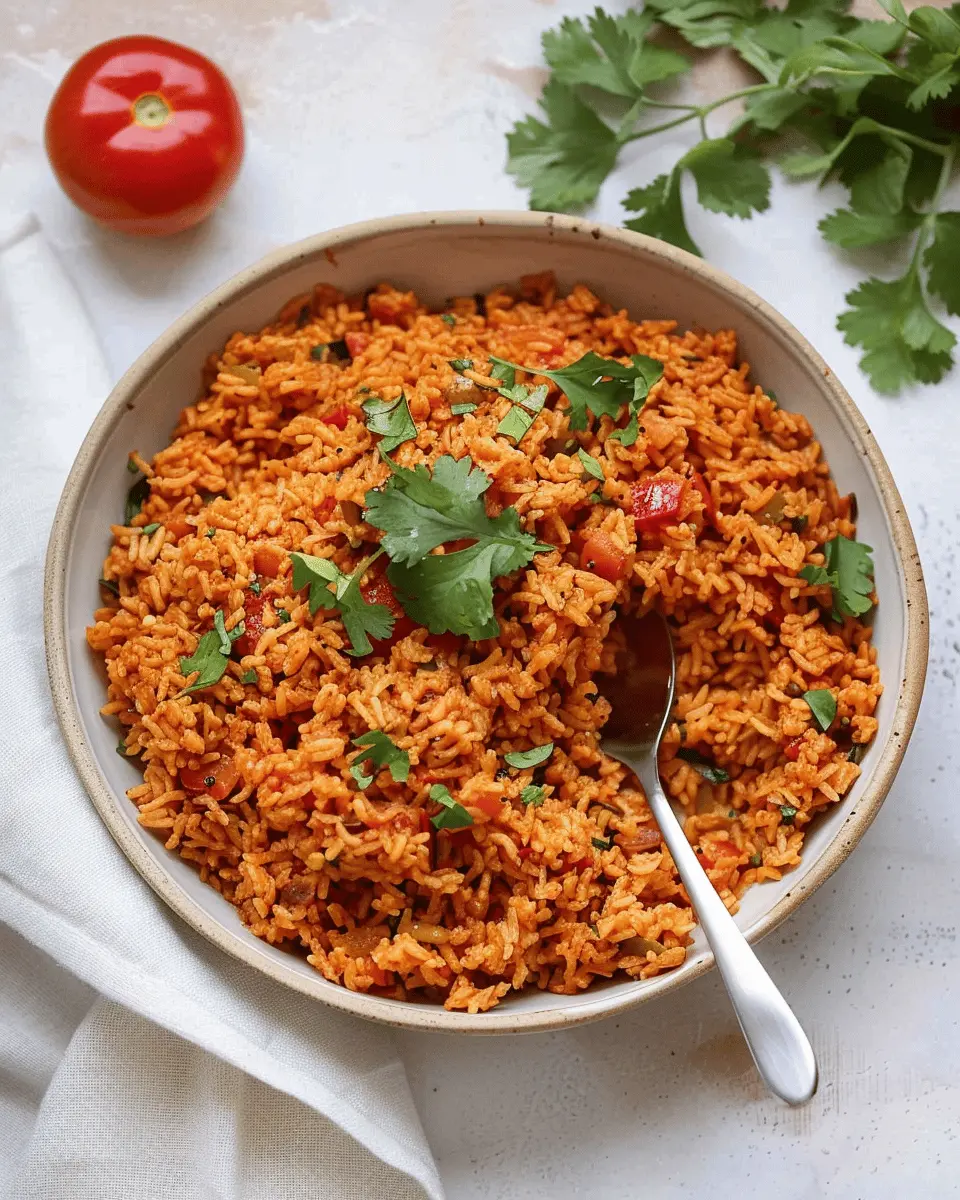 Tomato Rice Pilaf: Easy Comfort Food with Turkey Bacon Delight