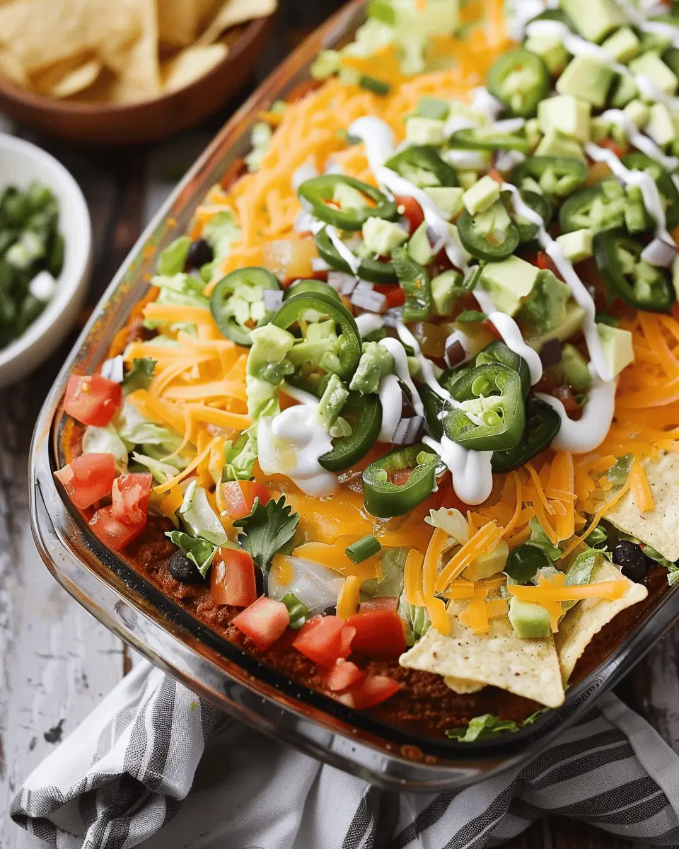 7 Layer Dip Recipe