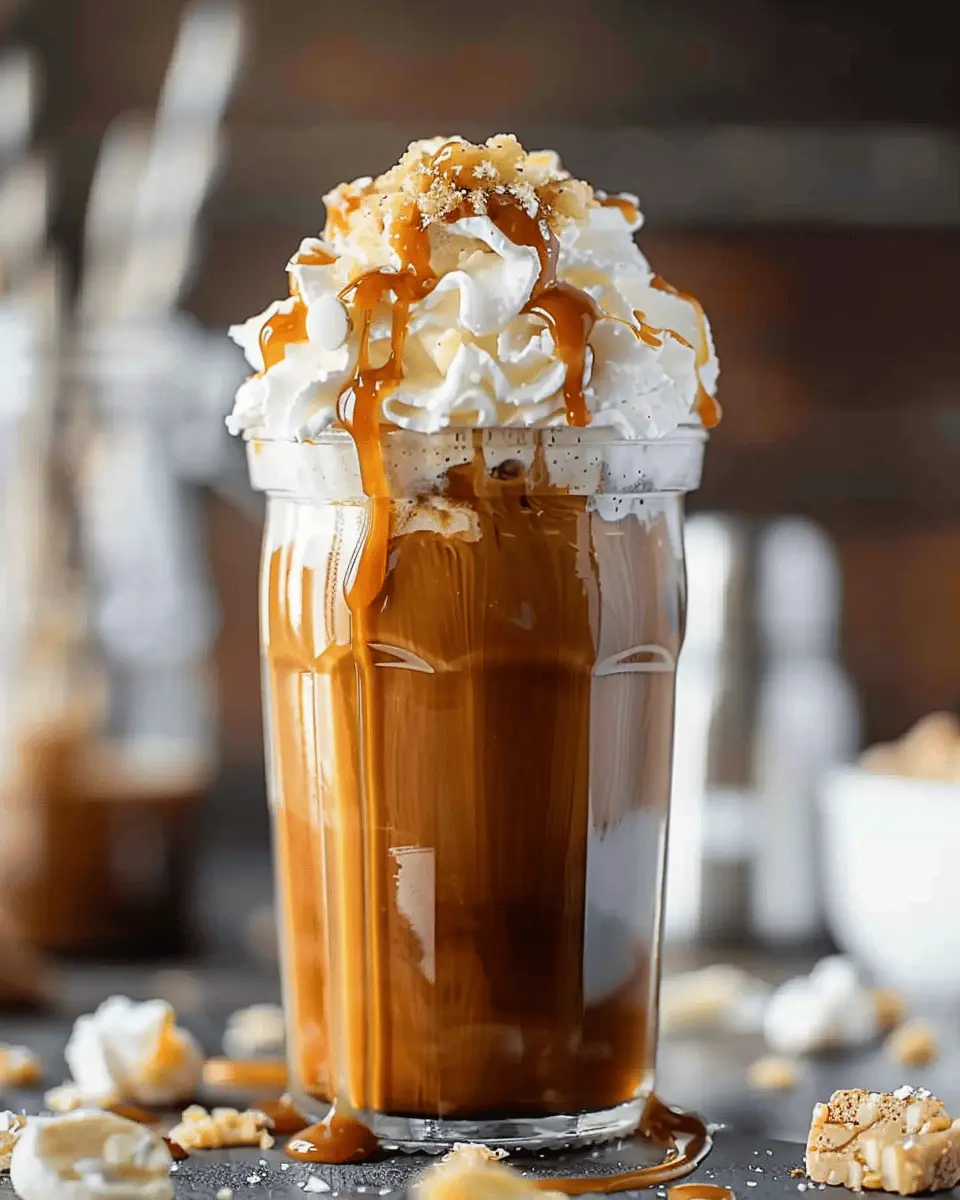 Caramel Apple Spice Iced Coffee