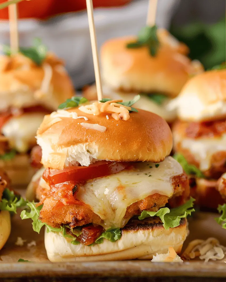 Chicken Parmesan Sliders: Easy and Delicious Homemade Delight