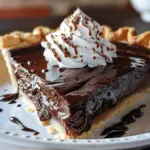 Decadent Hot Fudge Pie