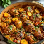 Delicious Moroccan Chicken Casserole