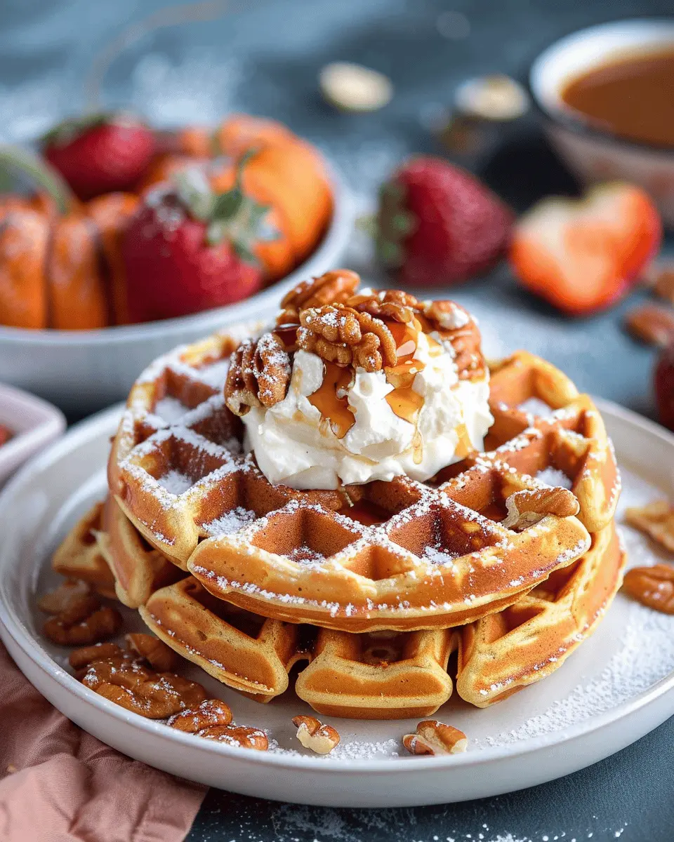 Keto Pumpkin Waffles