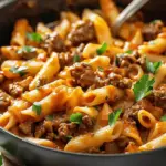 One Pot Cajun Beef Pasta