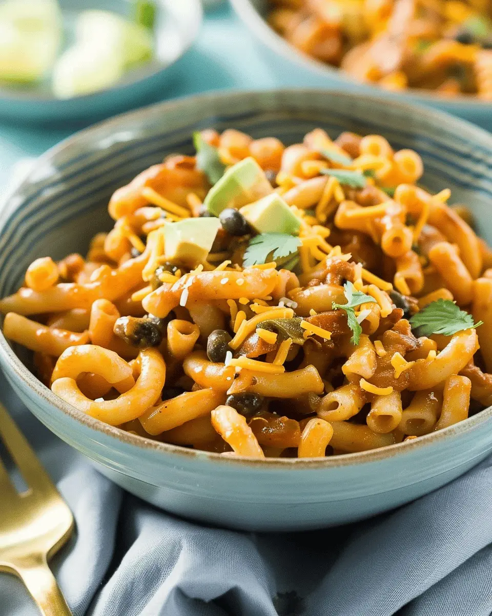 One Pot Cheesy Taco Pasta: Easy Dinner with Turkey Bacon and Beef