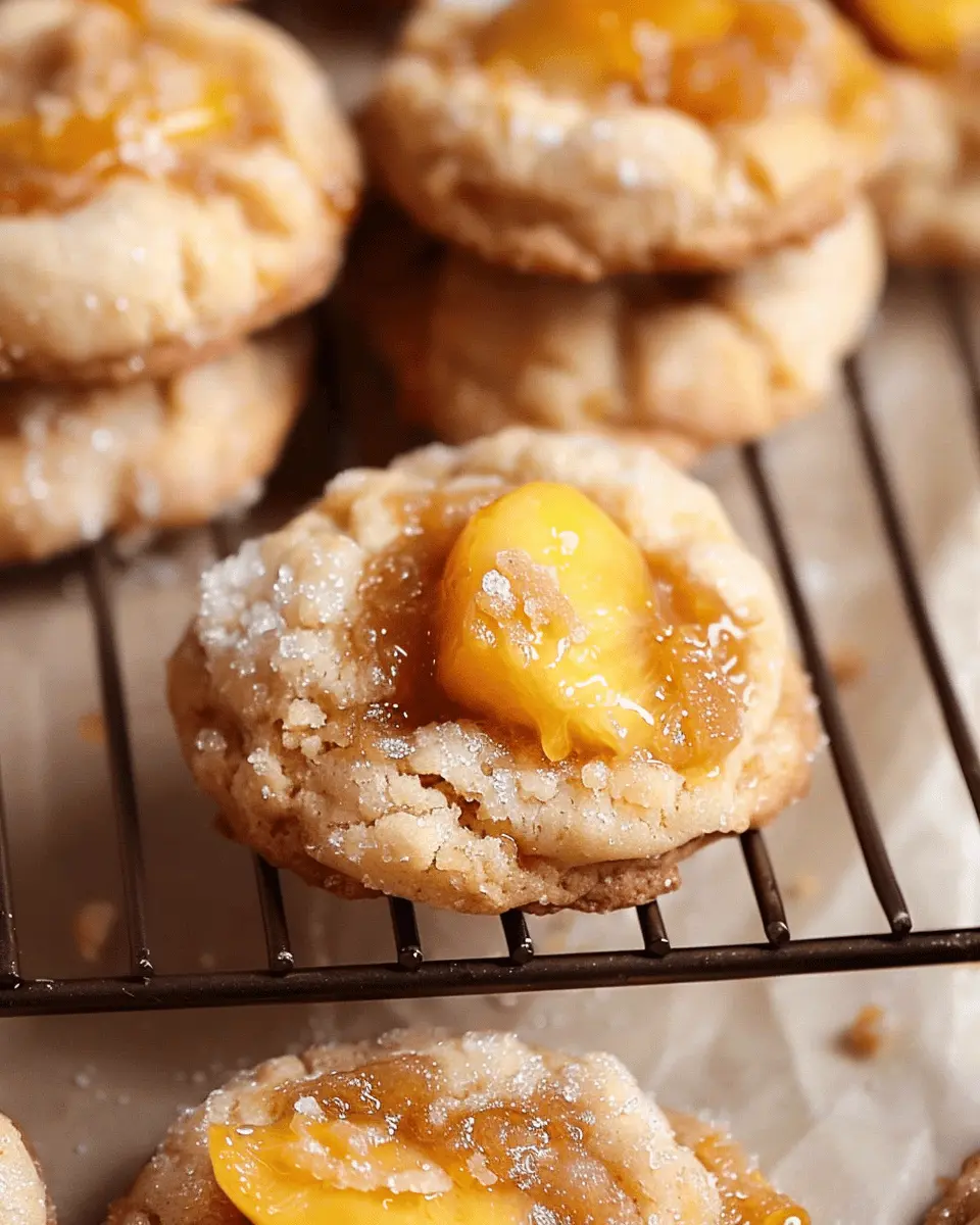 Peach Cobbler Cookies