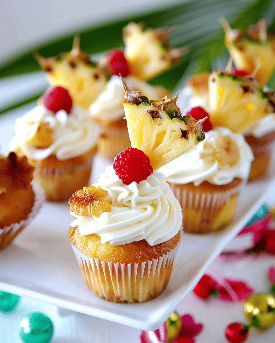 Pina Colada Cupcakes