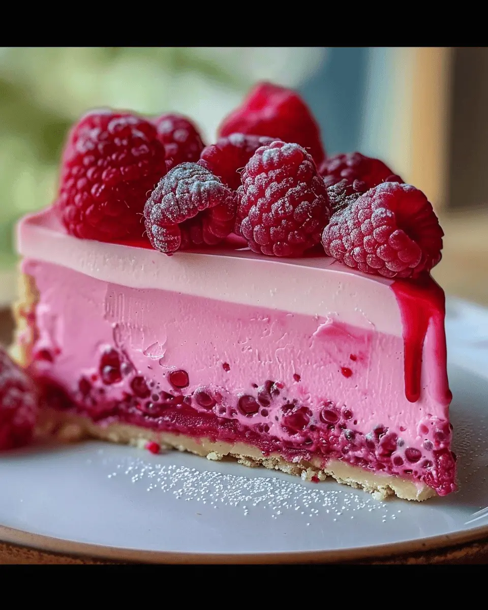 Pink Velvet Raspberry Cheesecake