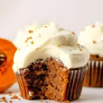 Pumpkin Cupcakes with Cream Cheese Frosting