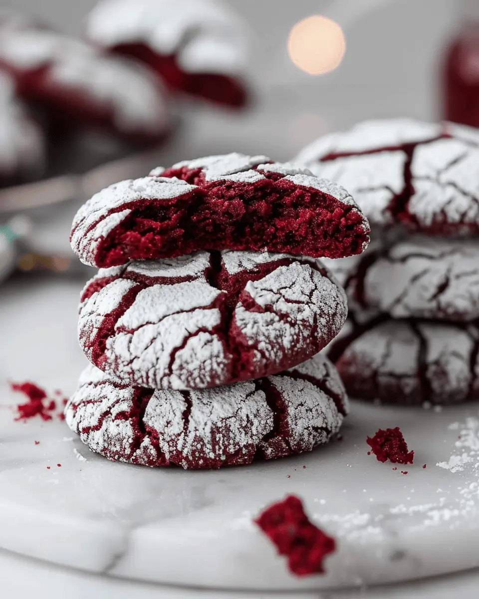 Red Velvet Crinkle Cookie: A Sweet Indulgence for Every Bite
