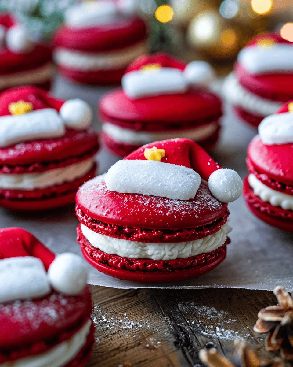 Santa Claus Macarons: Easy Holiday Treats to Spread Joy