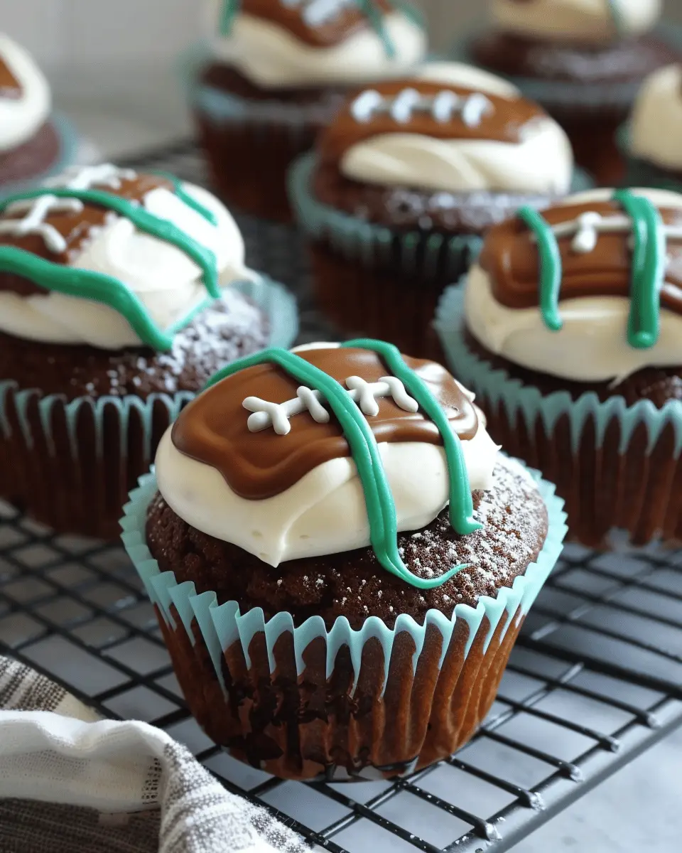 Easy Football Cupcakes: Score Big with Fun Game Day Treats