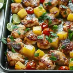 Hawaiian Chicken Sheet Pan