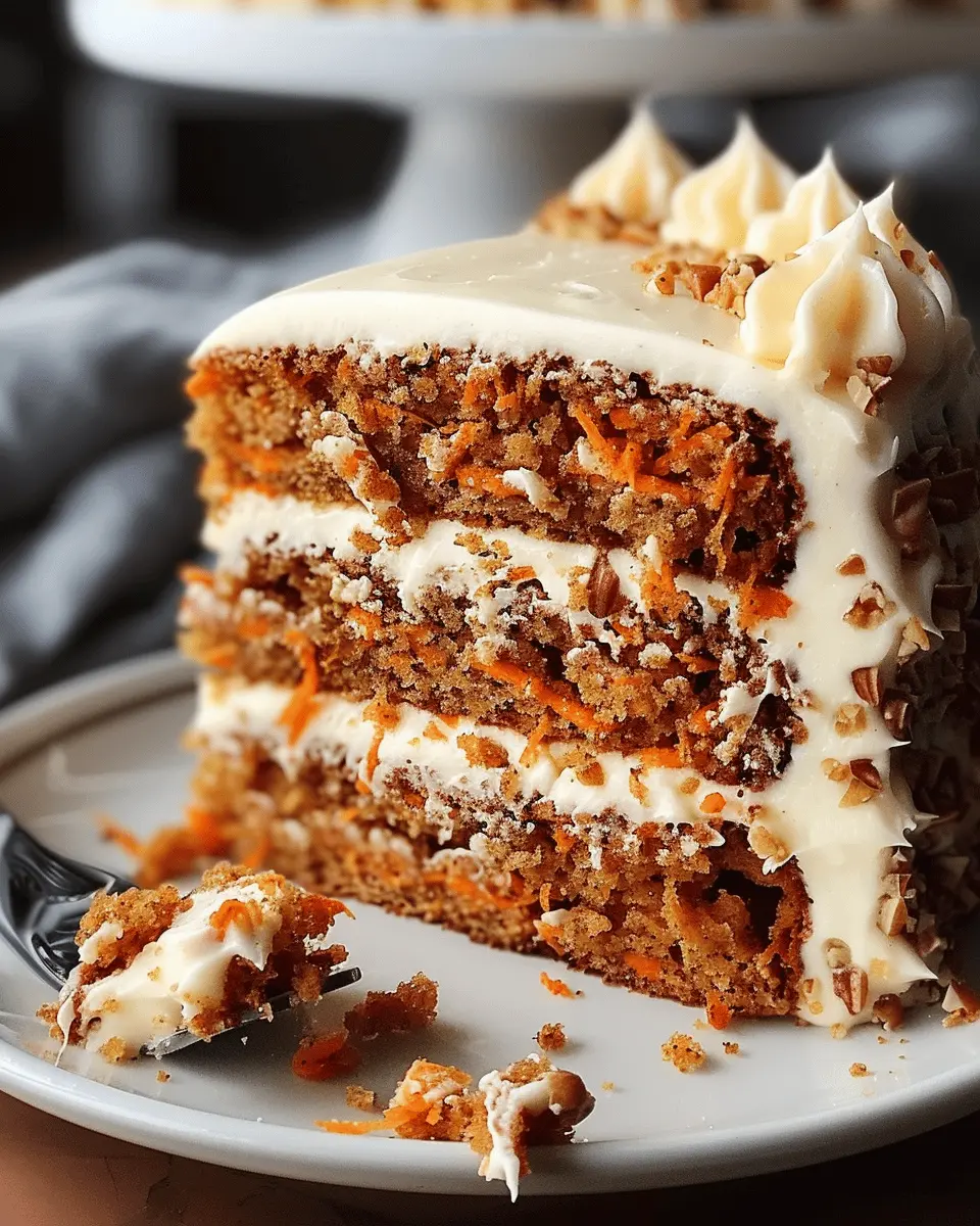 Mom’s Legendary Carrot Cake: The Ultimate Indulgent Treat
