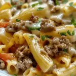 Philly Cheesesteak Pasta