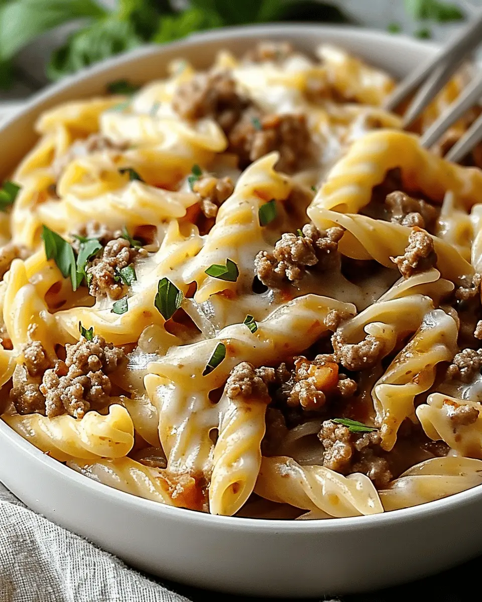 Creamy Rotel Pasta with Ground Beef: A Quick and Indulgent Delight
