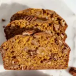 Sweet Sourdough Pumpkin Bread With Cinnamon and Pecans