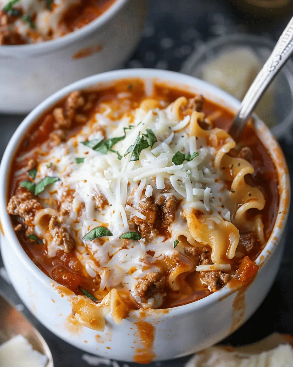 Best Lasagna Soup Recipe: Comforting Turkey Bacon Twist at Home