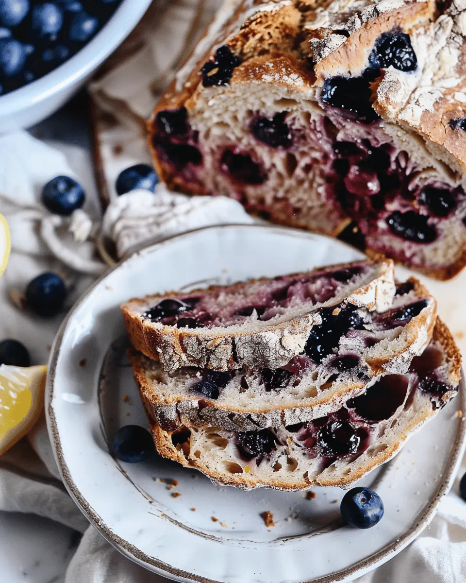 Lemon Blueberry Sourdough Bread Recipe: Easy and Delicious Twist