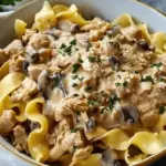 Creamy Turkey Stroganoff Recipe