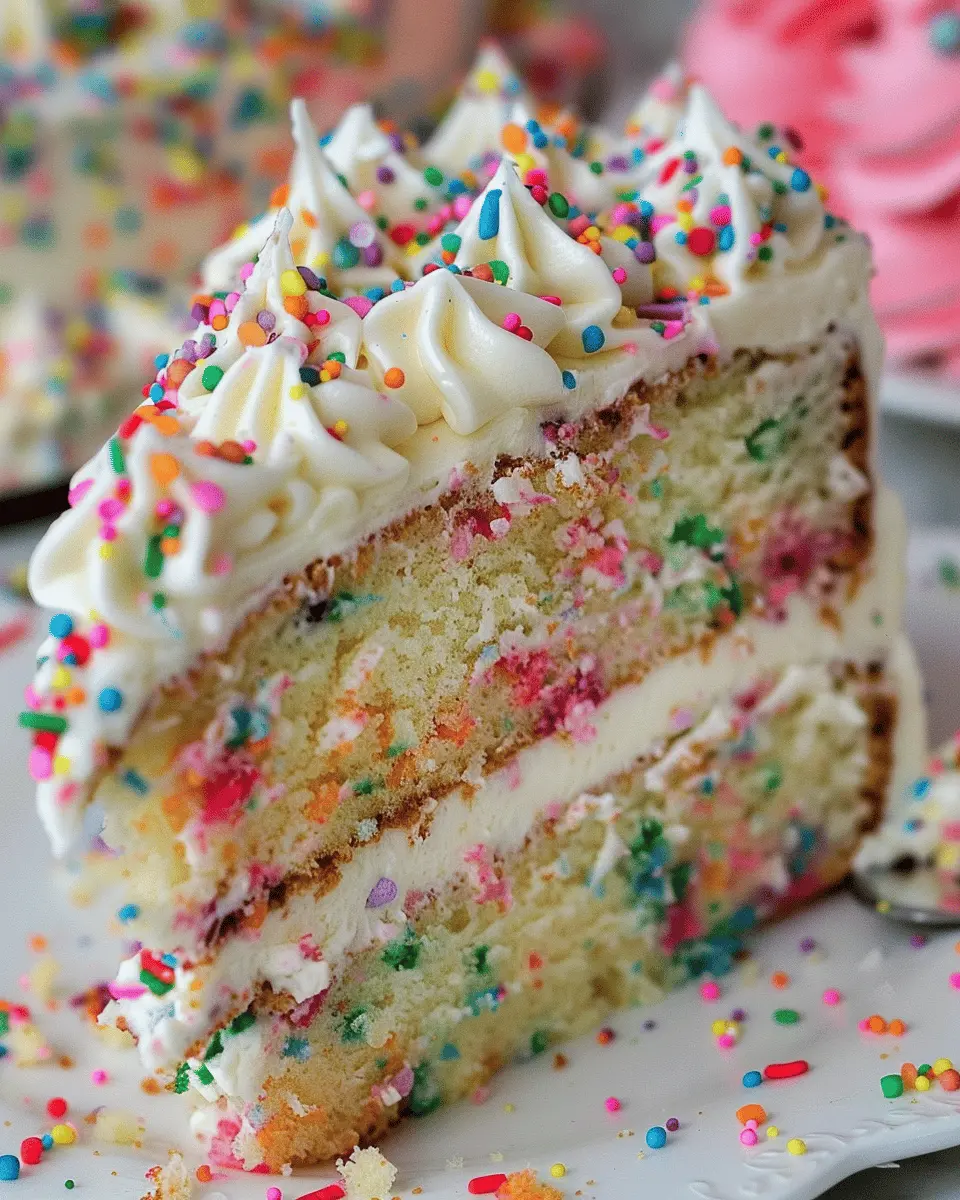 Funfetti Layer Cake: The Best Indulgent Treat for Celebrations
