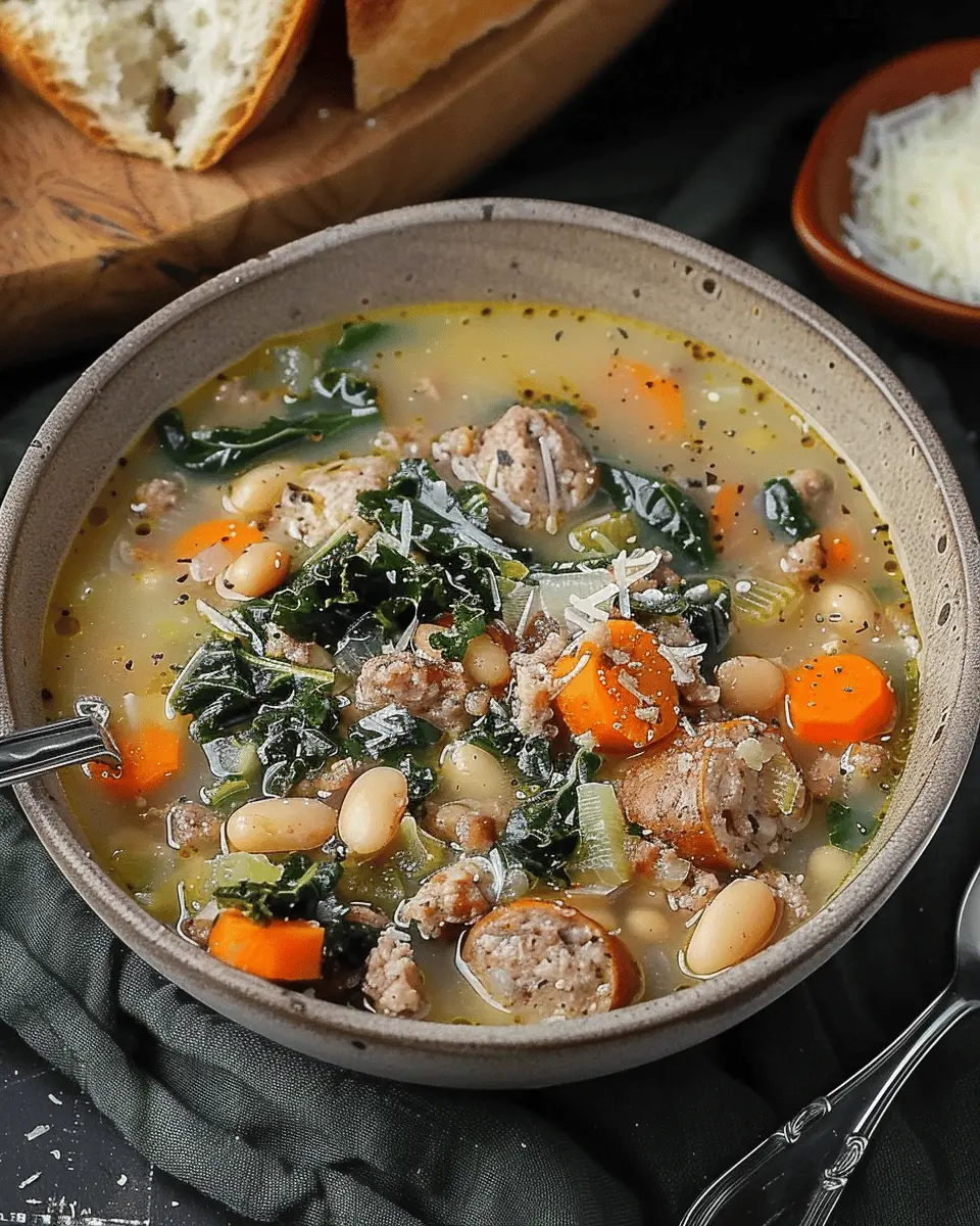 Italian Sausage and White Bean Soup: Easy Comfort Food Delight
