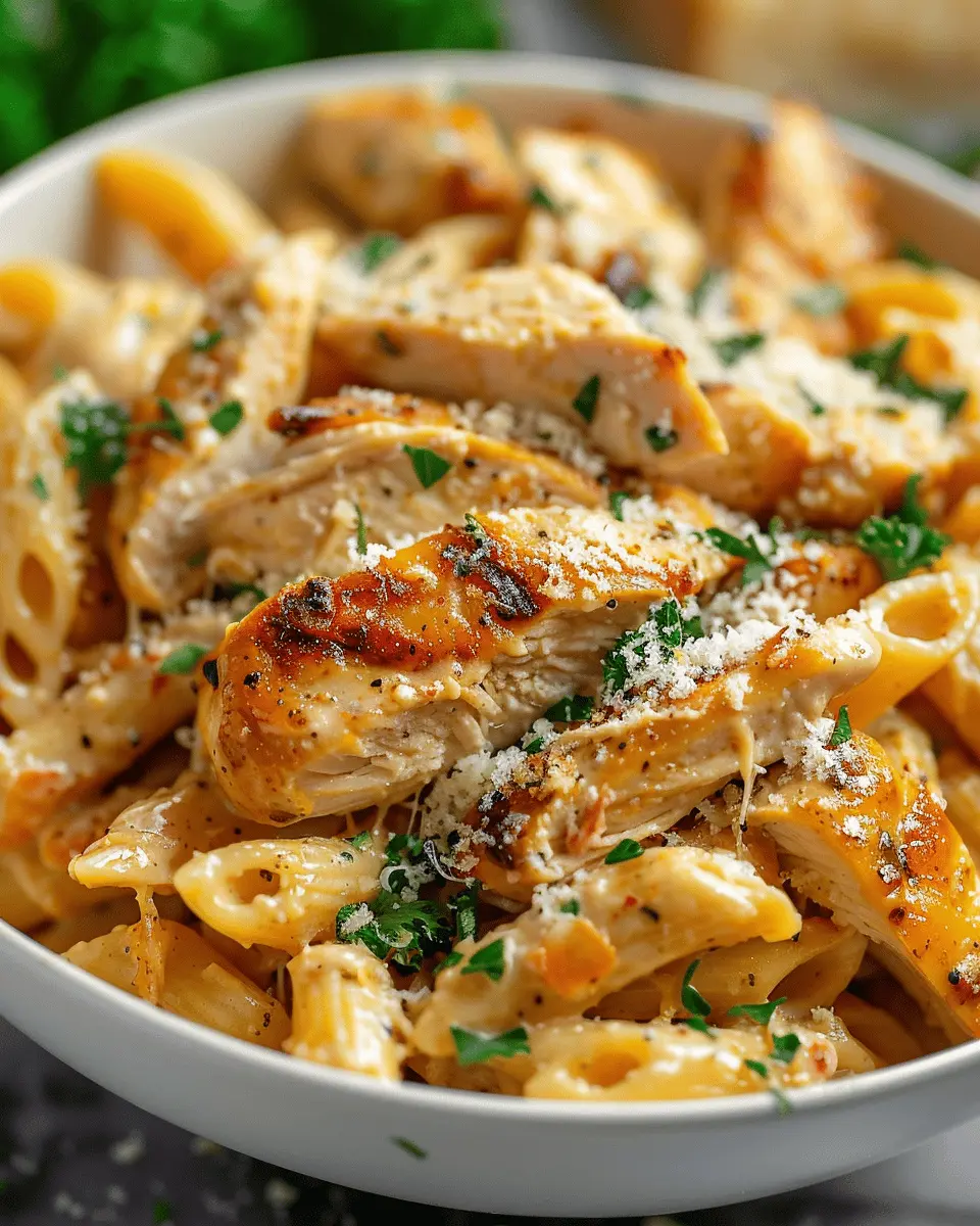 Healthy Garlic Parmesan Chicken Pasta: A Light and Flavorful Twist