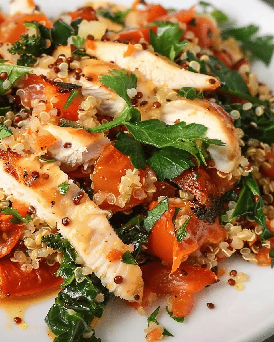 Chicken with Quinoa and Veggies: A Healthy, Flavorful Delight