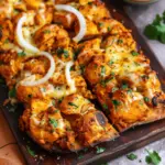Tandoori Chicken Garlic Bread