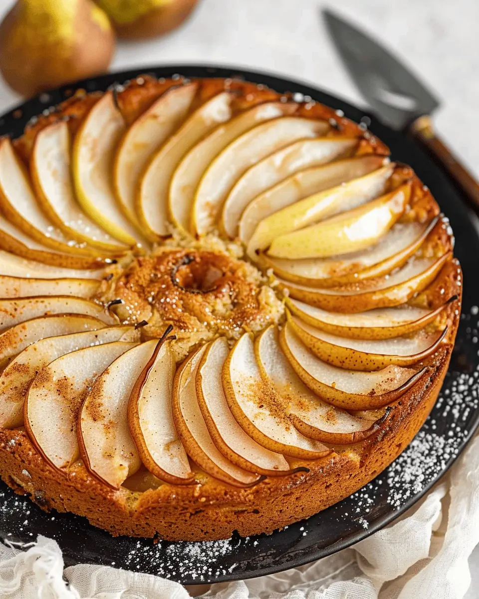 Pear Cake Delight: Easy Recipe for Homemade Indulgence