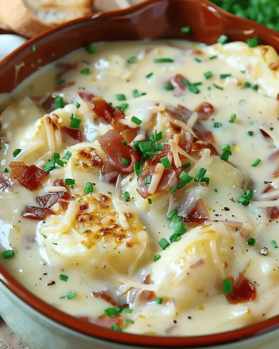Loaded Potato Soup: Easy Comfort with Turkey Bacon and Chicken Ham