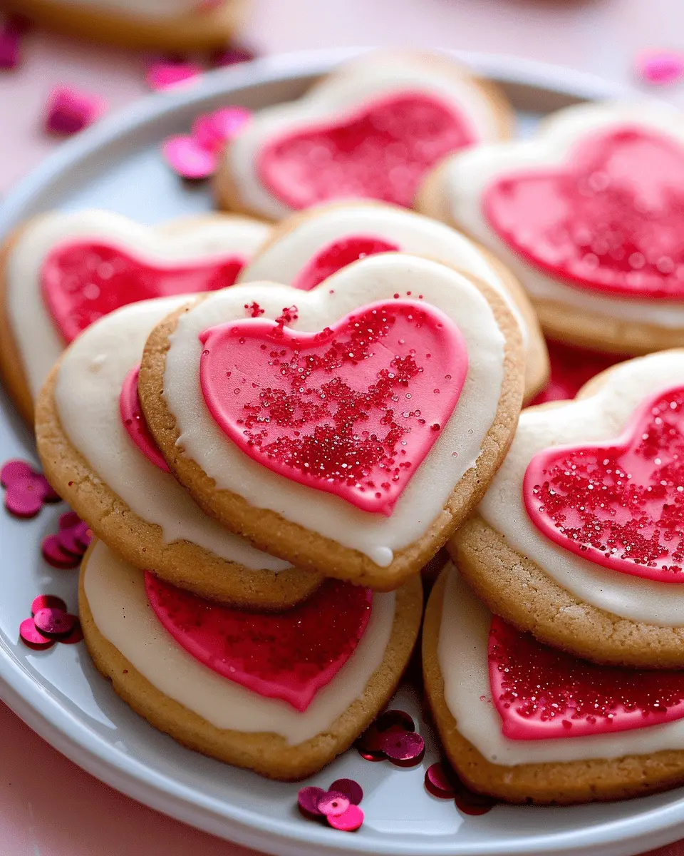 Slice and Bake Heart Cookies