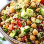 Quinoa Chickpea Salad