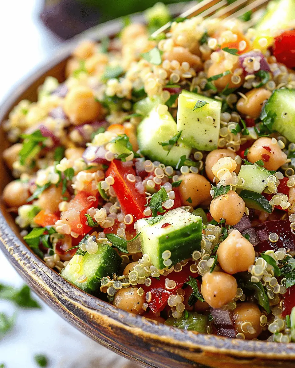 Quinoa Chickpea Salad: A Refreshing Twist on Healthy Eating