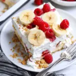 No Bake Banana Split Cake