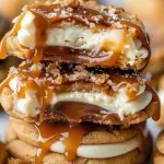 Copycat Crumbl Salted Caramel Cheesecake Cookies