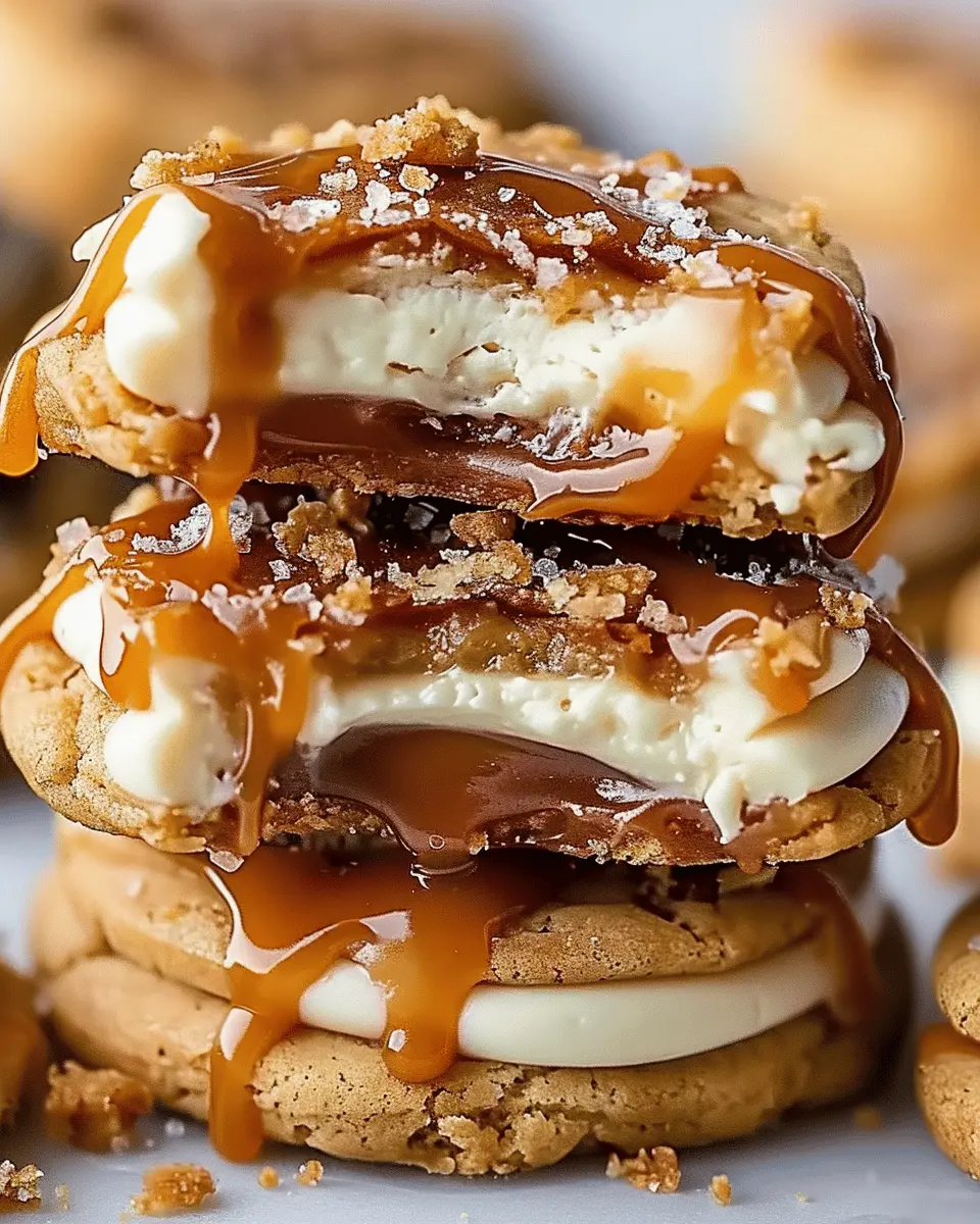 Copycat Crumbl Salted Caramel Cheesecake Cookies: Irresistibly Indulgent Treats