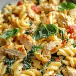 Tuscan Chicken Pasta with Cottage Cheese