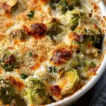 Cheesy Brussel Sprout Casserole