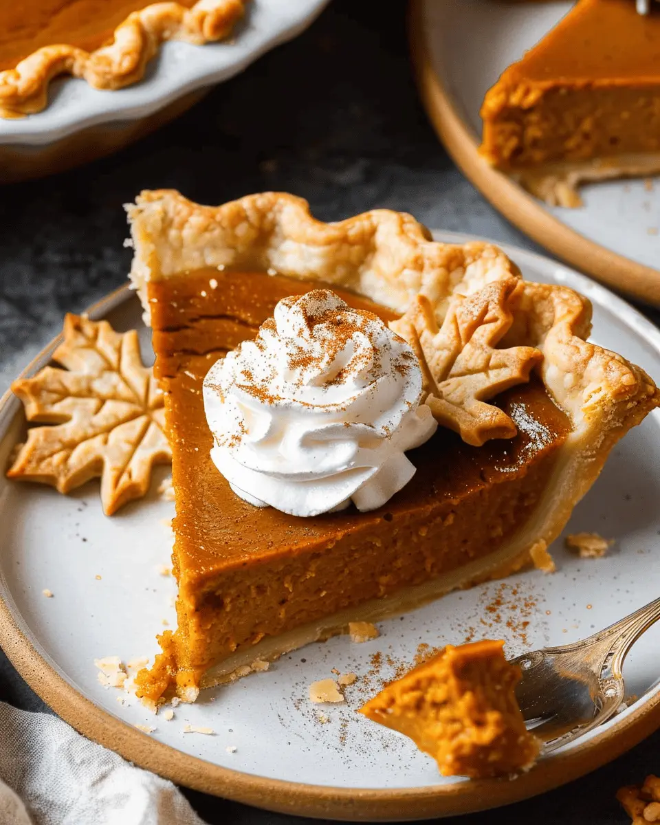 The Best Pumpkin Pie Recipe
