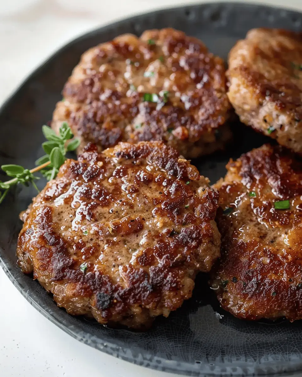 Turkey Breakfast Sausage Patties: Easy and Flavorful Homemade Recipe